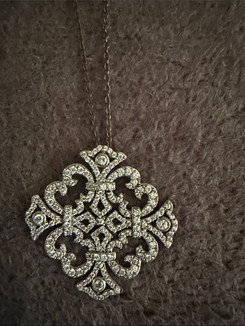 Brand:  Hope Faith and Miracles. Fleur de Lis Miracles Pendant